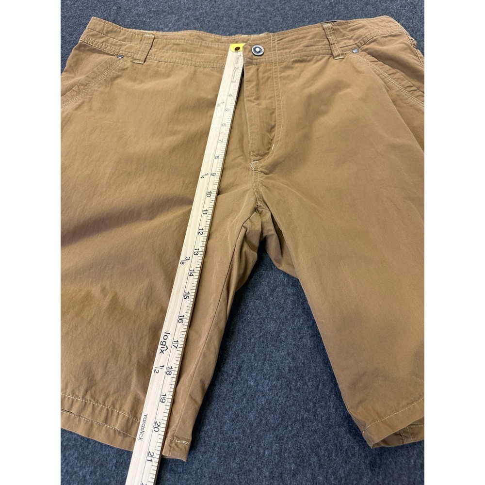 KUHL Shorts Mens 38 Tan Khaki Cotton Nylon Outdoor Hiking Utility Casual 10.5" - Picture 11 of 16